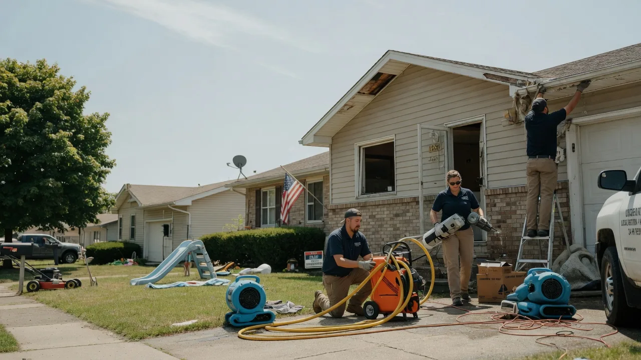 Water Damage Restoration in La Harpe, KS near me